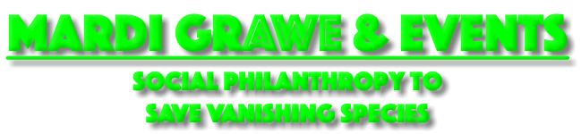 Mardi GrAWE & Events Social Philanthropy to Save Vanishing Species